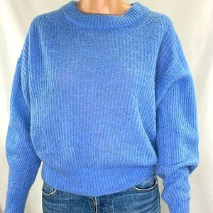 Everlane Blue Crew Neck Sweater